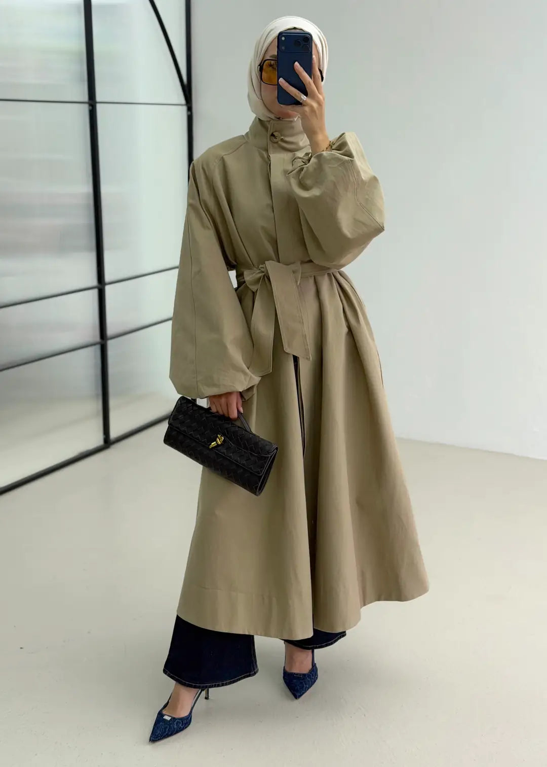 Trench Élégant à Ceinture